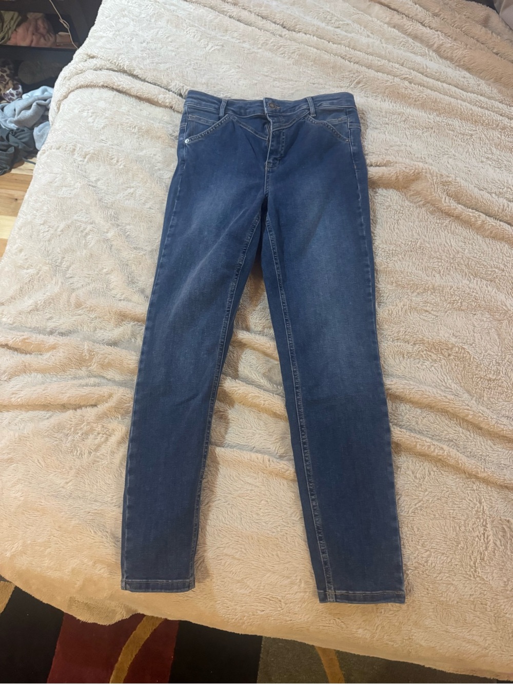 We The Free Dark Wash Skinny Jeans